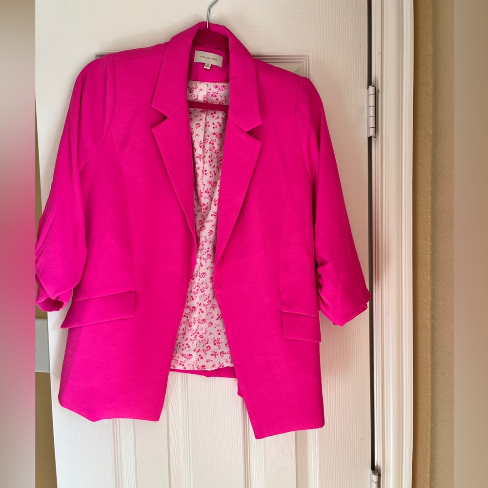 Pink blazer